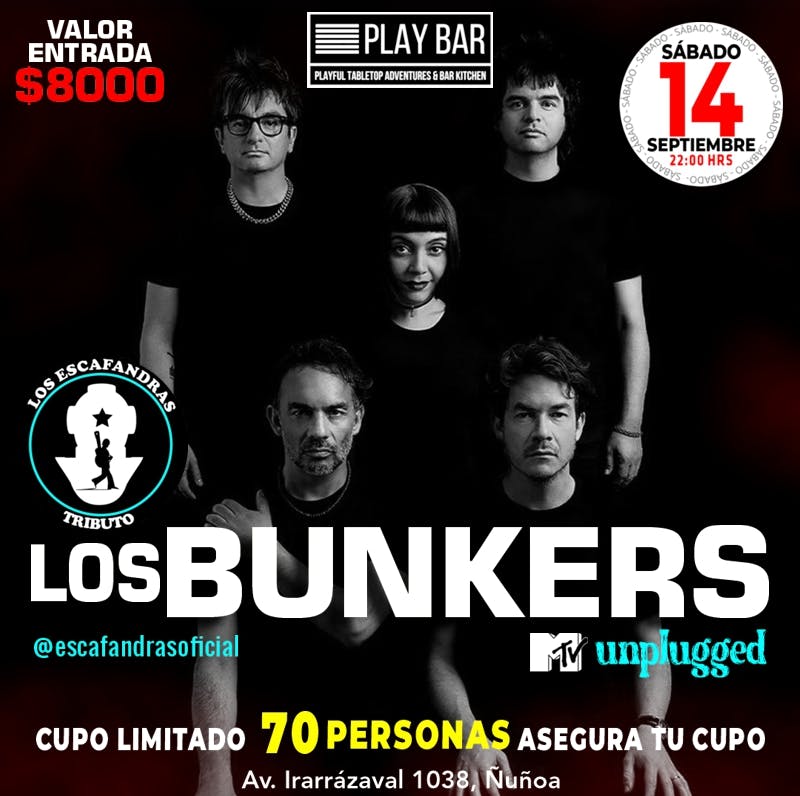 Tributo a LOS BUNKERS unplugged image}